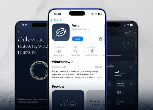 The new Velia iOS app is now available to download